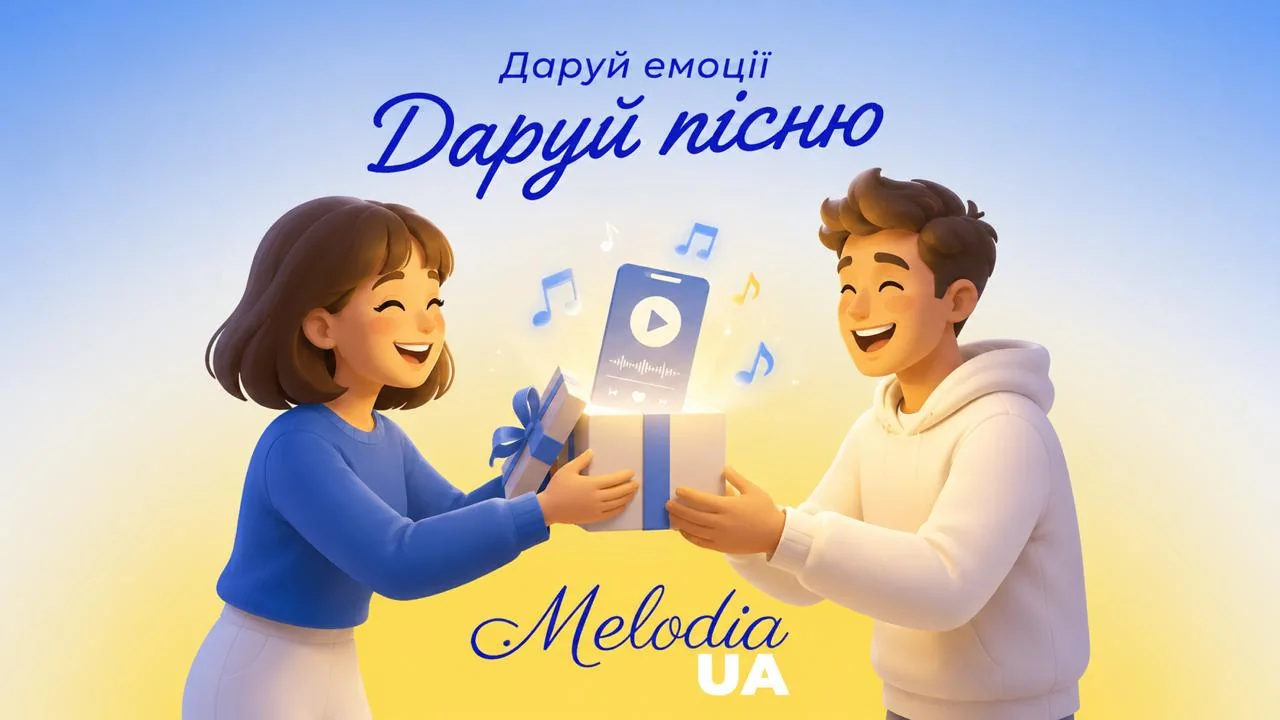 Подарунок з персональною піснею від Melodia UA